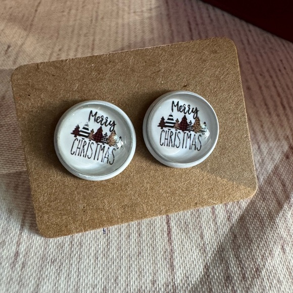 🐬 CLEARANCE: NEW Holiday Earrings Imperfect Functional Christmas Trees - Picture 6 of 10